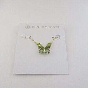 KENDRA SCOTT - Bianca Butterfly Gold - Green Mix Necklace